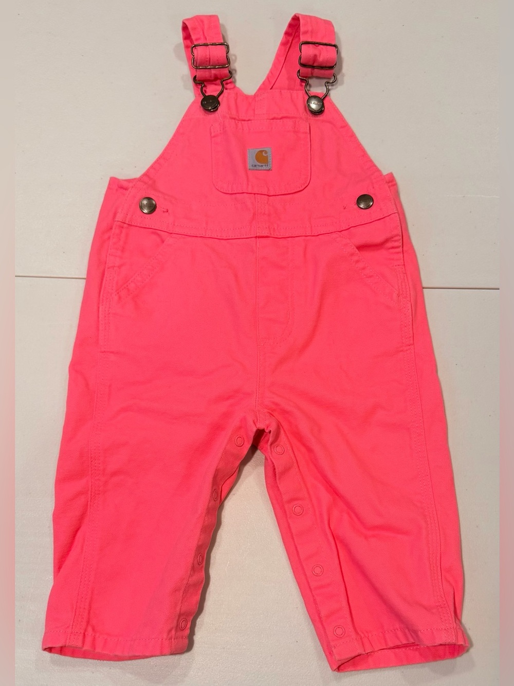 Carhartt | baby girl overalls. Size: 9M